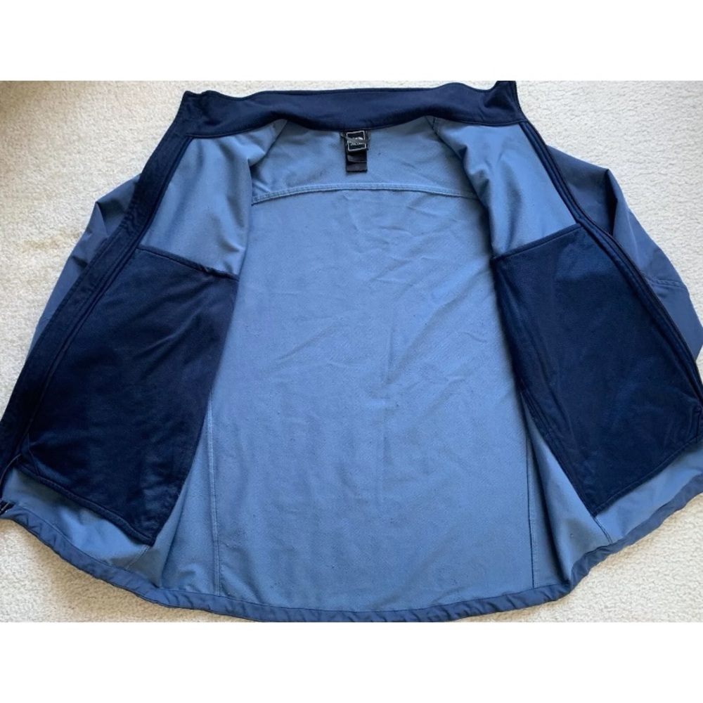 The North Face Flashdry Rdt Softshell Jacket Mens Xl Blue Full Zip Logo Outdoors View 6